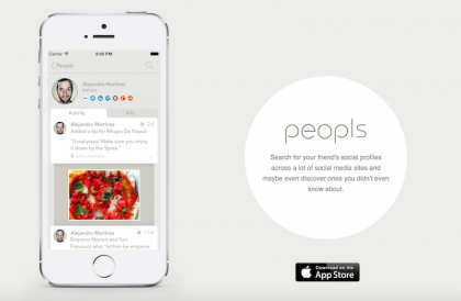 تطبيق Peopls للبحث عن أصدقائك عبر مختلف الشبكات الاجتماعية