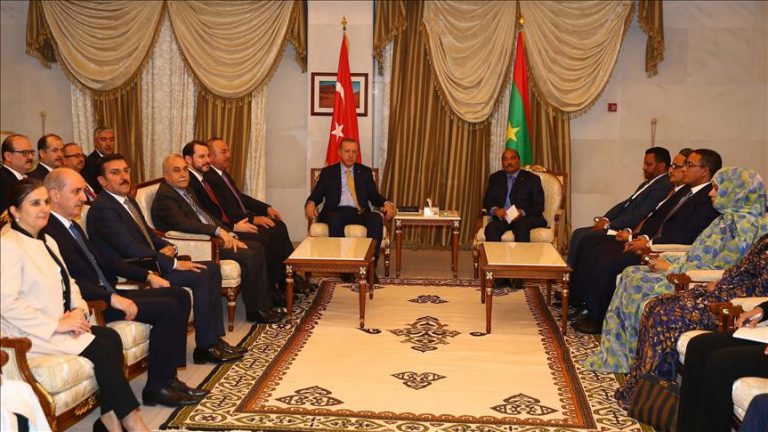 رجب طيب اردوغان يغادر نواكشوط وهذا نص البيان المتوج للزيارة..