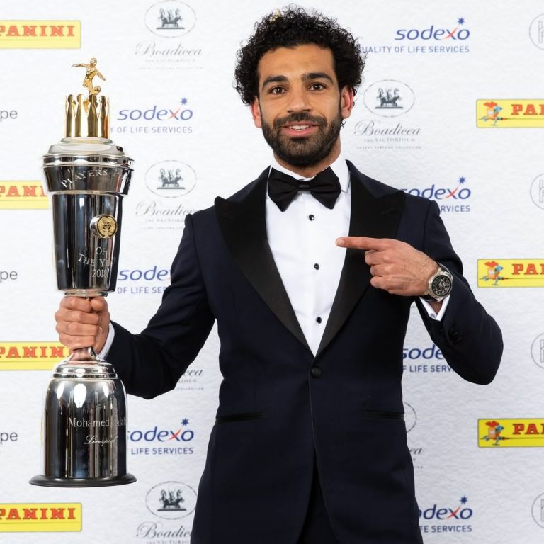 محمد صلاح يفوز بجائزة أفضل لاعب في الدوري الإنكليزي