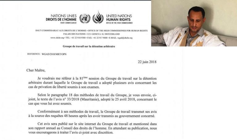 تحذرات أممية للنظام الموريتاني وضغوطات لإطلاق سراح ولد غده