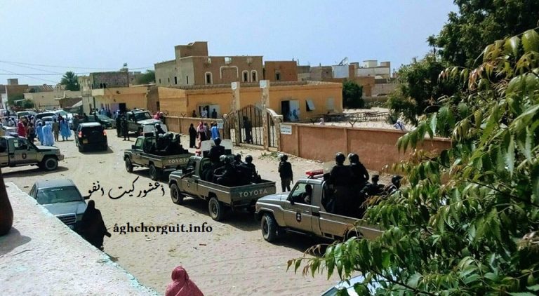 عرفات: سيارات تابعة للحرس الوطني تتدخل لحماية ولد محم (صور)