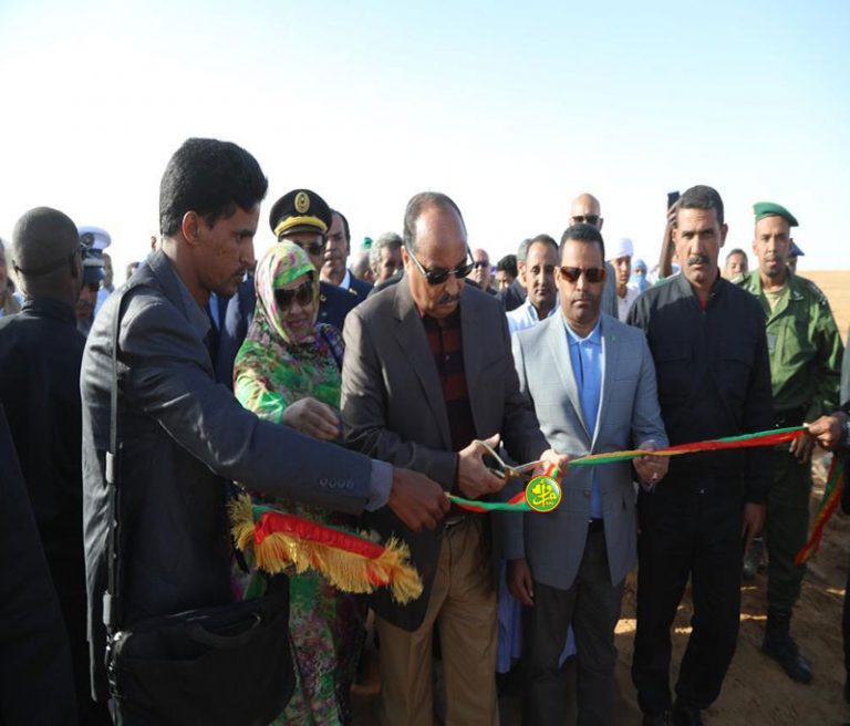 ولد عبد العزيز يدشن مزرعة في انبيكت لحواش