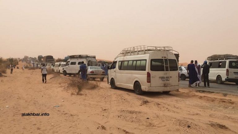 تعطل الحركة بأكثر الطرق حيوية في موريتانيا