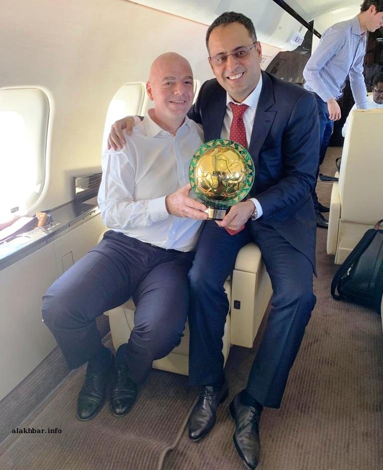 ولد يحي يعود لنواكشوط اليوم بجائزة أفضل منتخب إفريقي