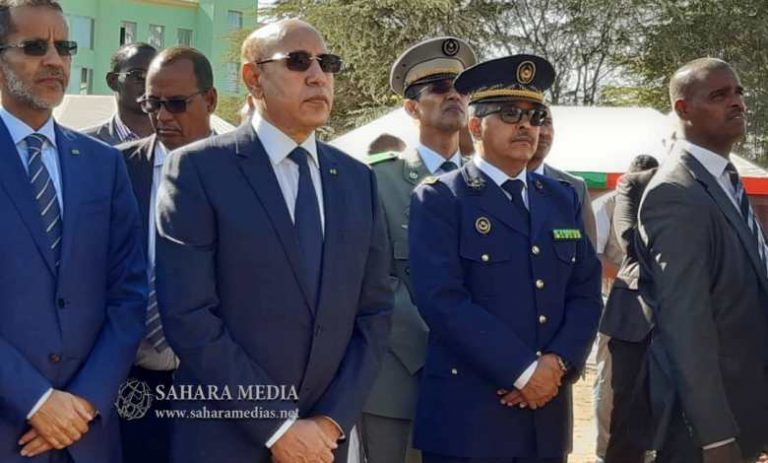 غزواني يزور المستشفى الوطني ويتجول في أجنحته