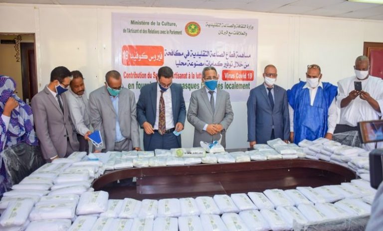 موريتانيا: إنتاج آلاف الكمامات محلية الصنع