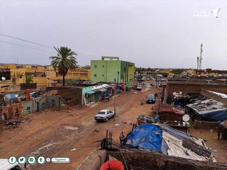 تهاطلات مطرية على مناطق في موريتانيا – صور