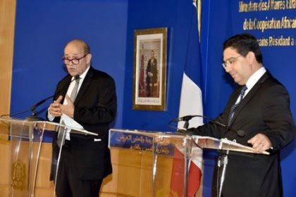 لودريان: فرنسا تعبر عن “قلقها البالغ” بشأن التطورات الواقعة في معبر الكركرات